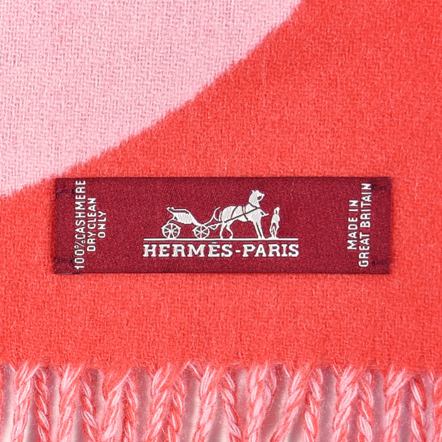 Cashmere Casaque Charms Muffler Grenadine Rose Bonbon