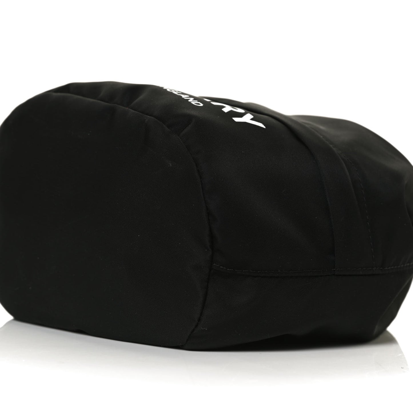 Econyl Logo Print Drawcord Pouch Black