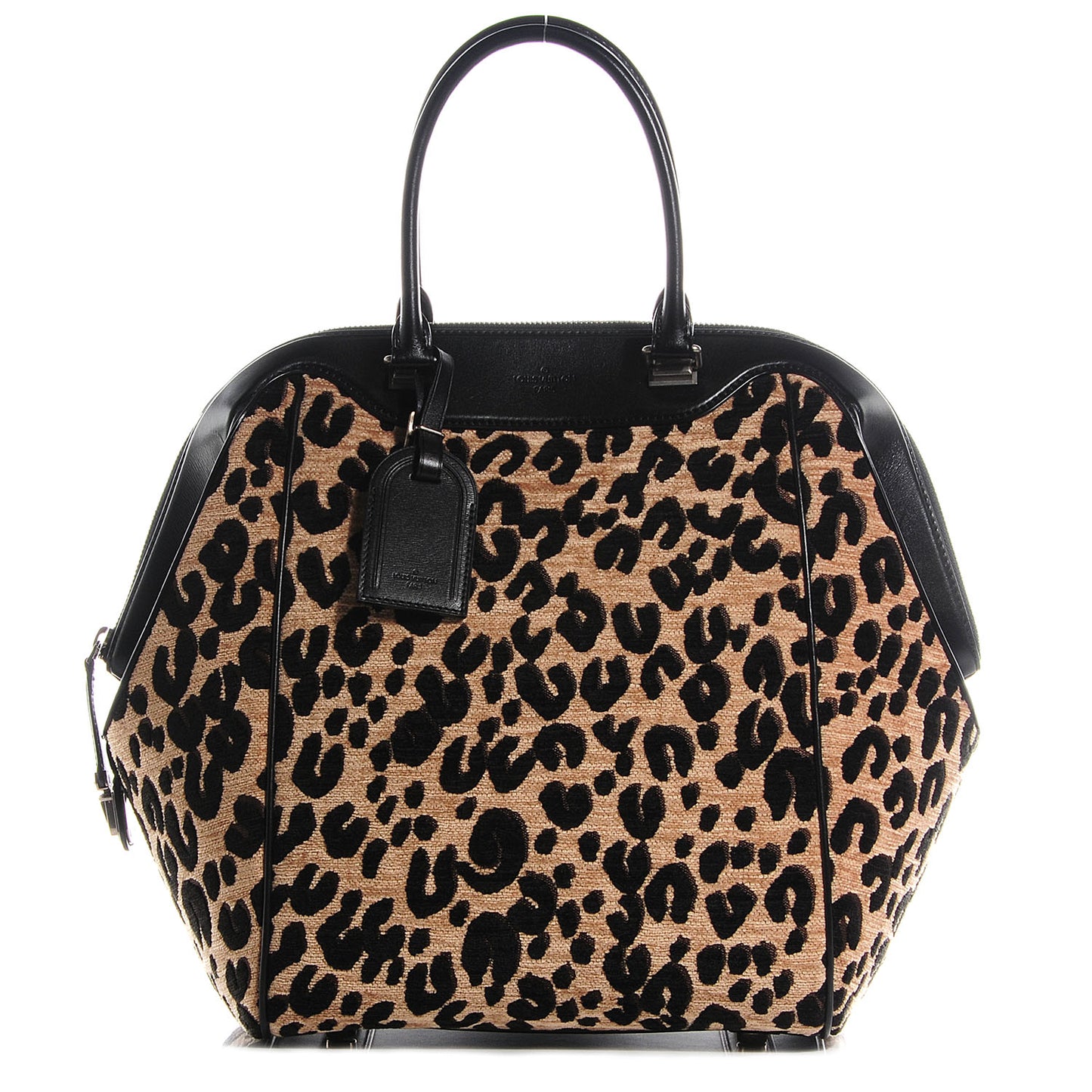 Leopard North South Tote