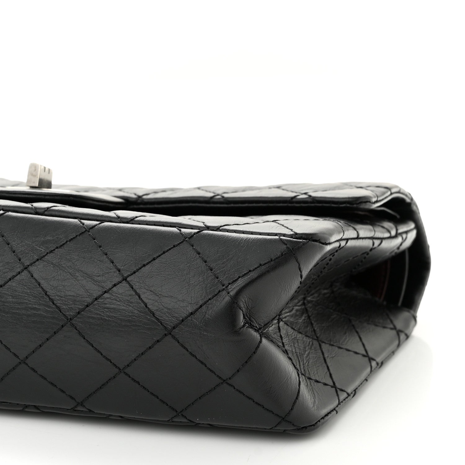 Chanel Aged Calfskin Quilted 2.55 Reissue 225 Flap Black 10 of 11