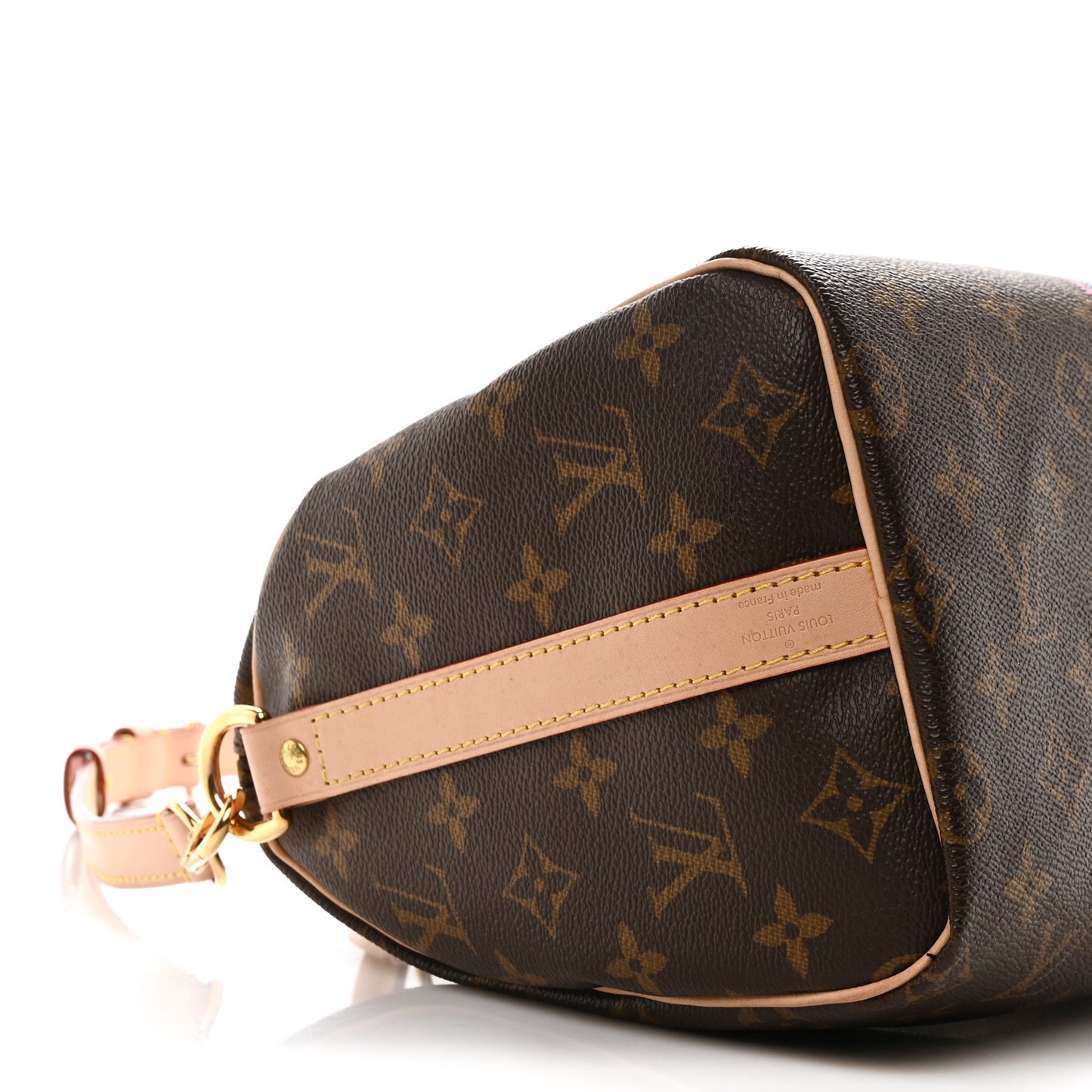 Monogram My LV Heritage Speedy Bandouliere 25 Bleu de France Fuchsia
