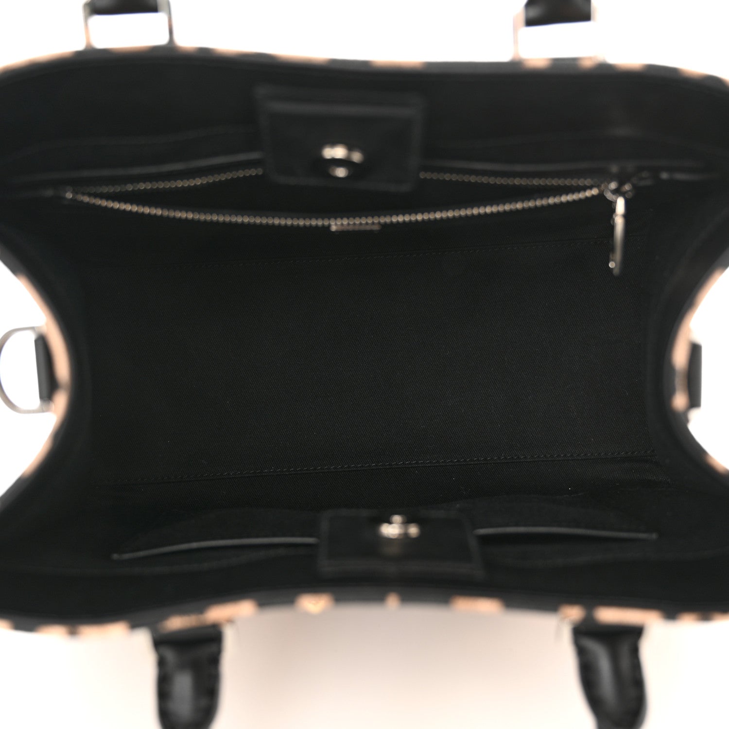 Dolce & Gabbana Canvas Calfskin Leopard Print Tote 5 of 9