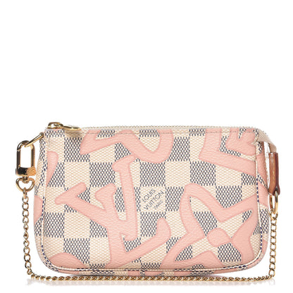 Louis Vuitton Damier Azur Tahitienne Mini Pochette Accessories 1 of 14