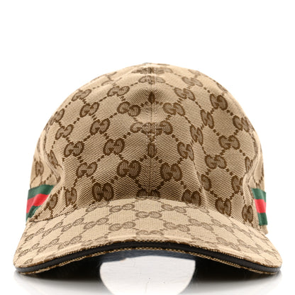 Gucci Monogram Web Baseball Hat M Beige Cocoa 3 of 11