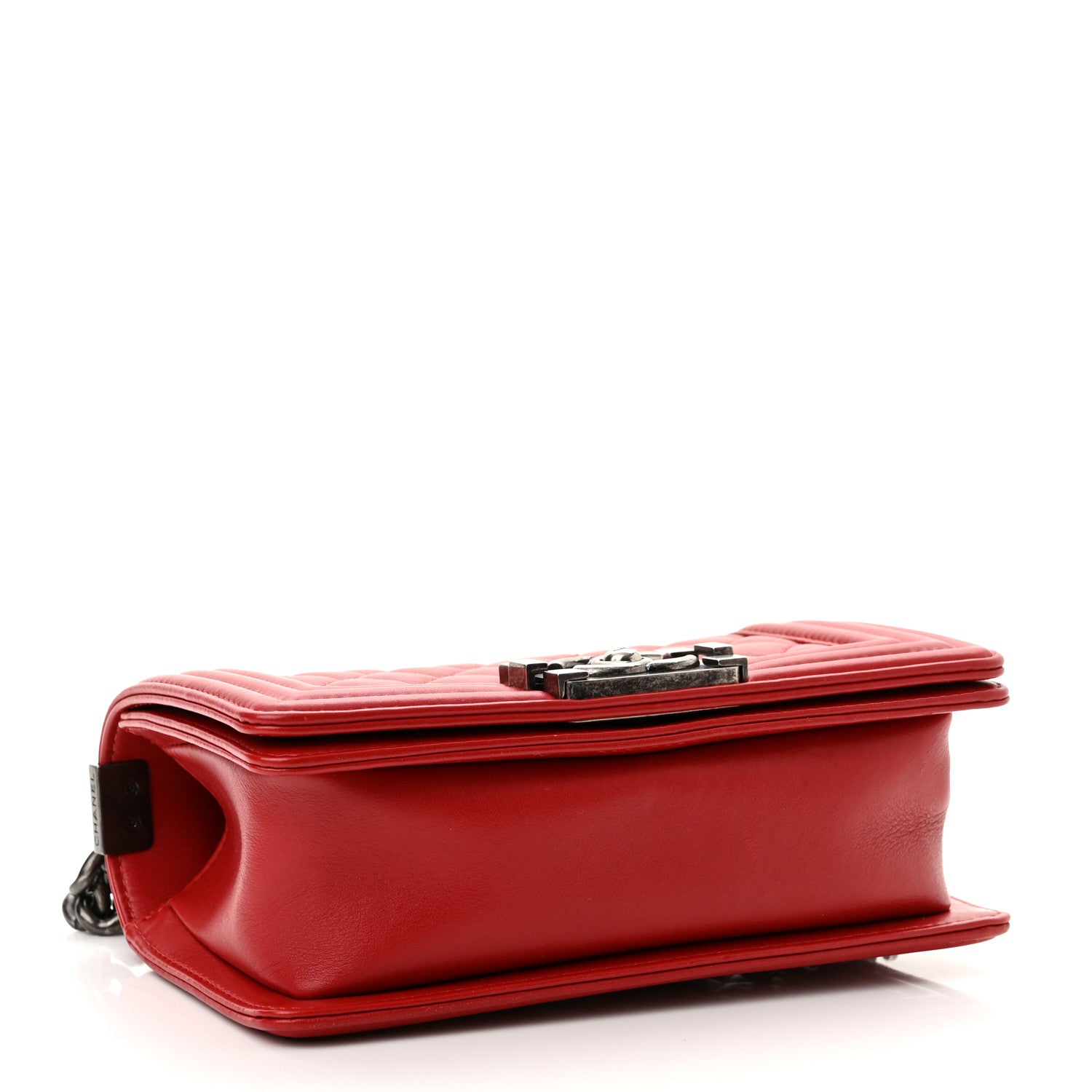 Chanel Calfskin Quilted Small Boy Flap Red 4 of 10