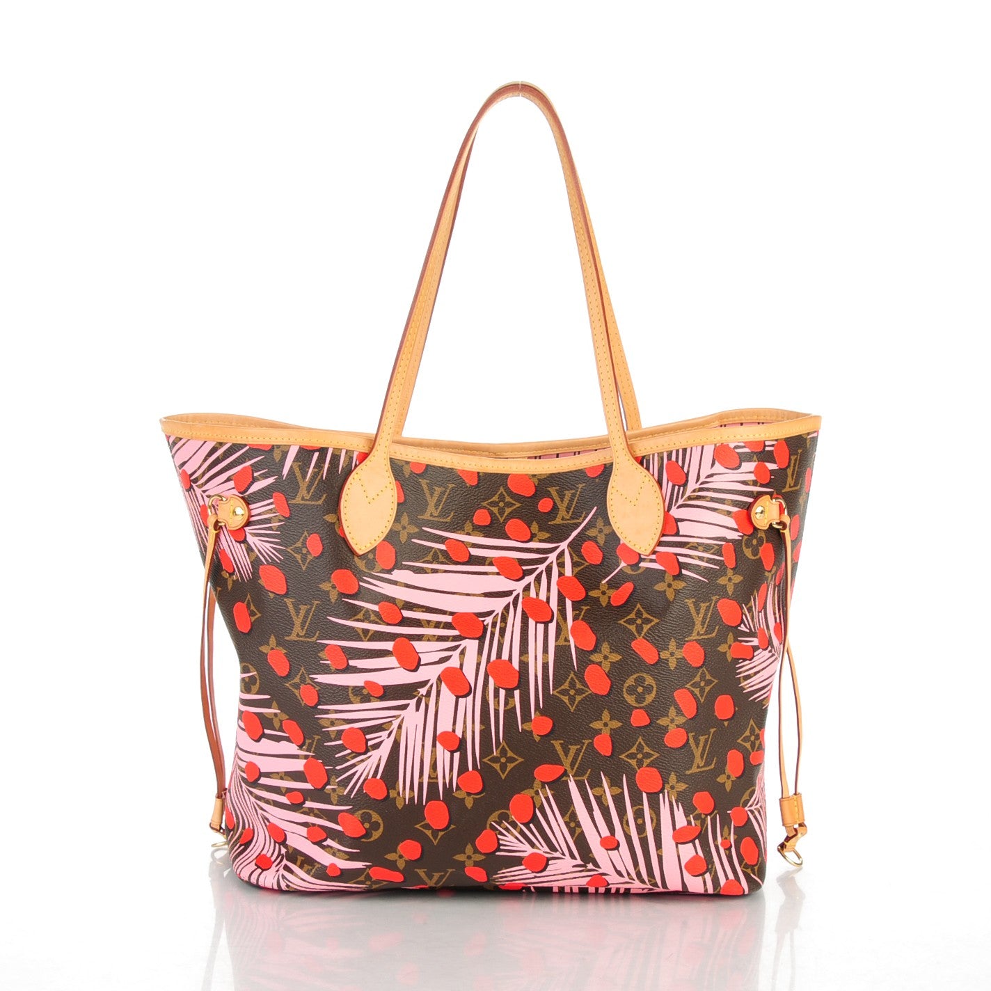 Louis Vuitton Monogram Jungle Dots Neo Neverfull MM Sugar Pink Poppy 3 of 8