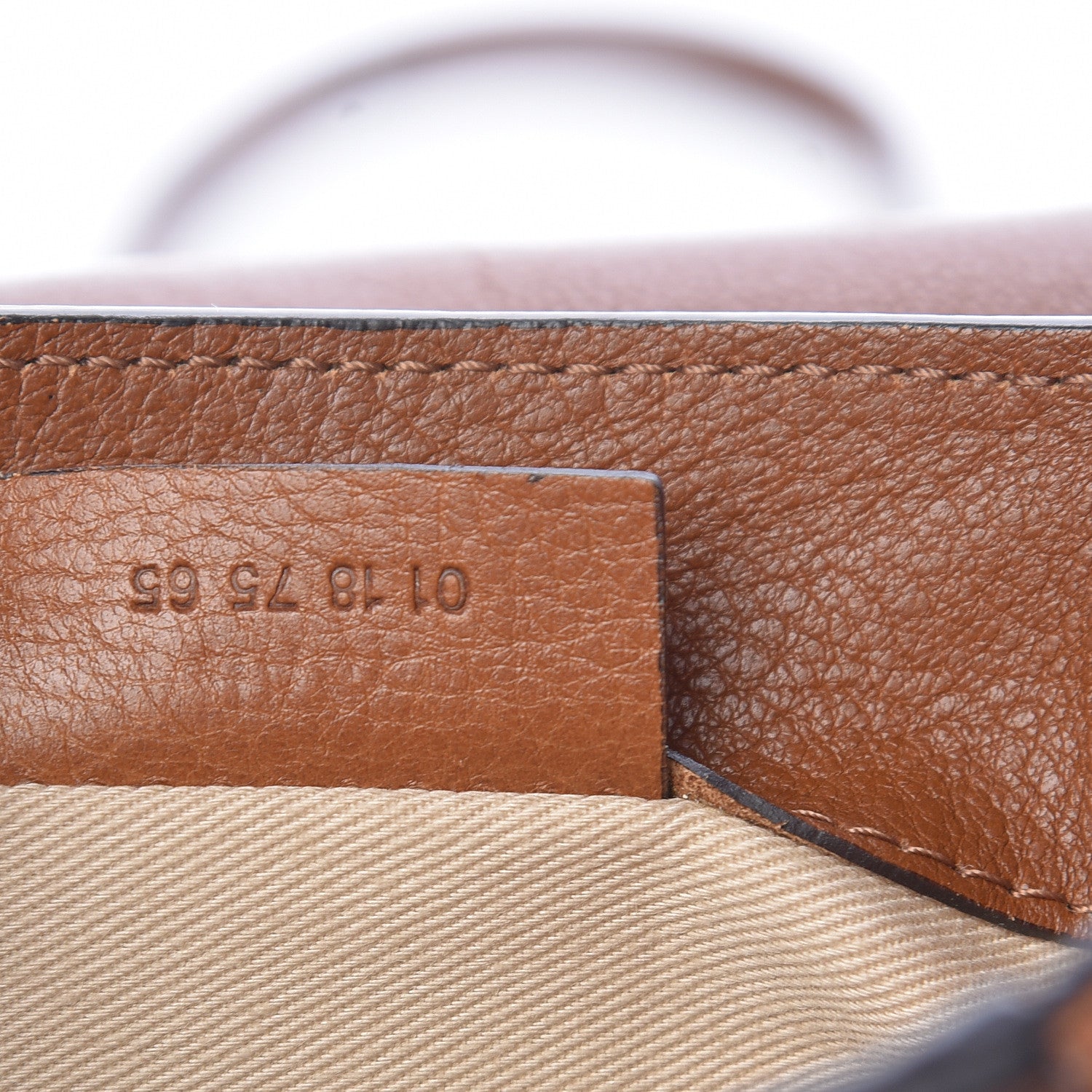 Chloe Suede Calfskin Mini Faye Backpack Tan 7 of 11