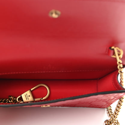 Gucci Guccissima Mini Cherry Chain Bag Hibiscus Red 5 of 8