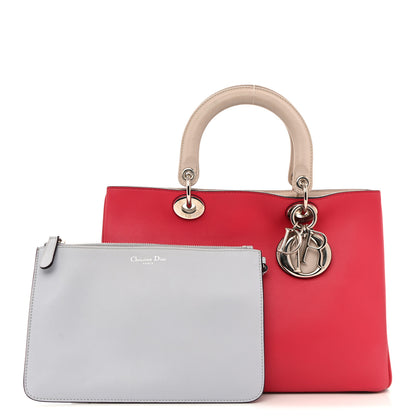 Christian Dior Smooth Calfskin Medium Tri-Color Diorissimo Multicolor 3 of 16