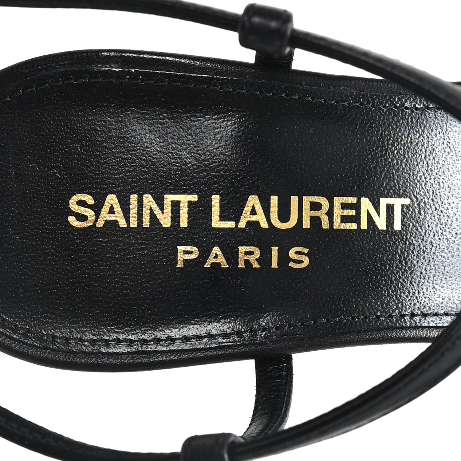 Saint Laurent Kid Egado Date 110 Sandals 35 Black 35 Black 8 of 9