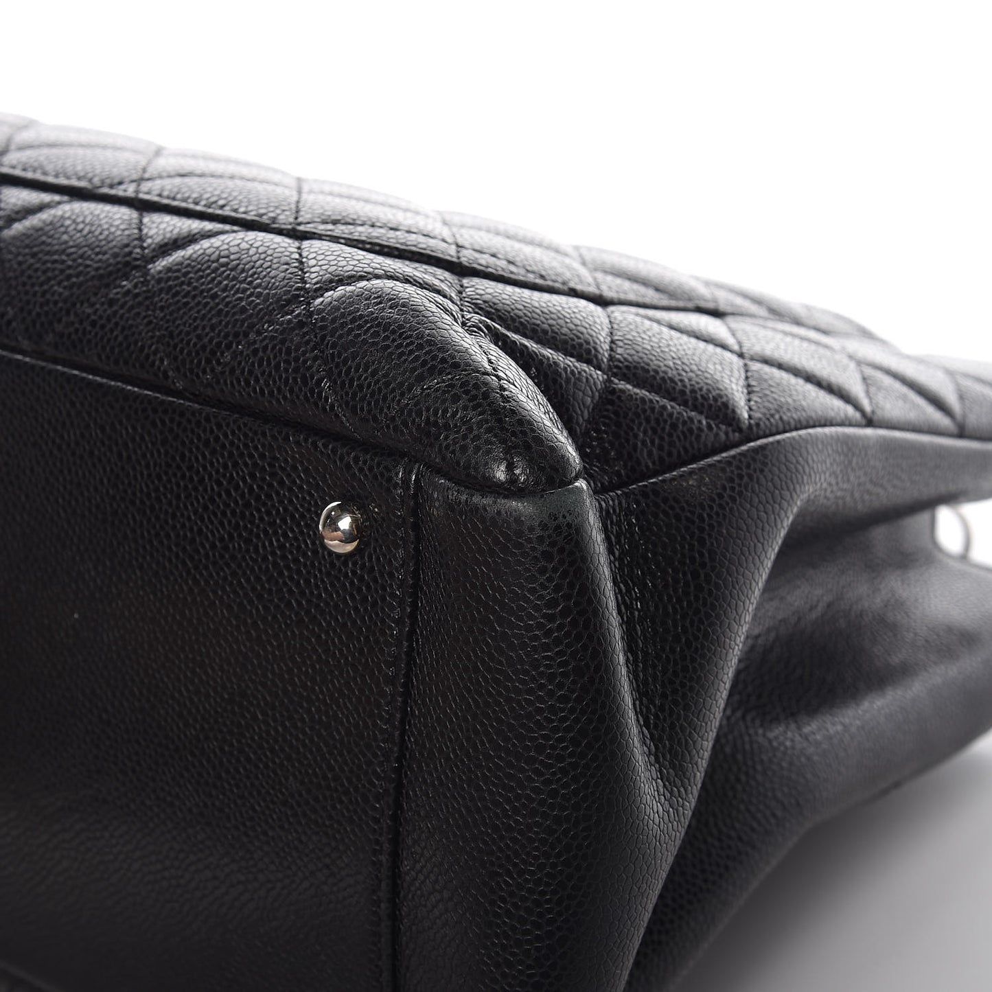 Caviar Quilted XL Grand Shopping Tote GST Black