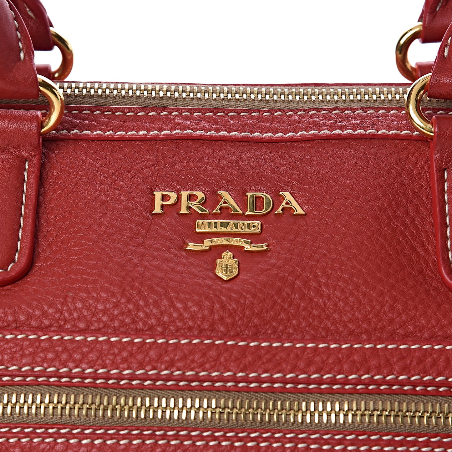 Vitello Daino Satchel Fuoco