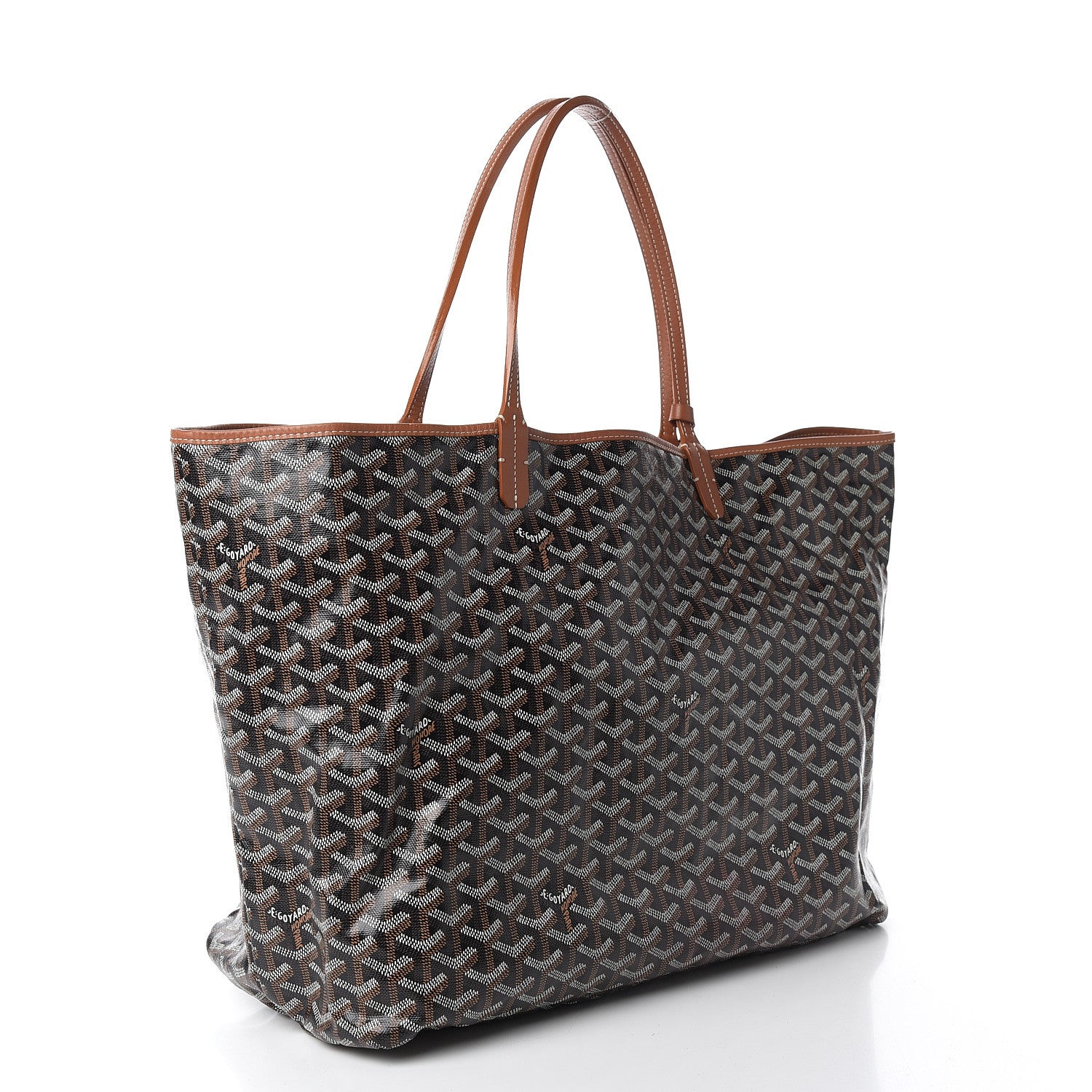 Goyard Goyardine Saint Louis GM Black Gold 2 of 14