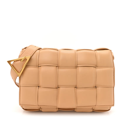 Bottega Veneta Nappa Maxi Intreccio Padded Cassette Crossbody Bag Almond 1 of 9