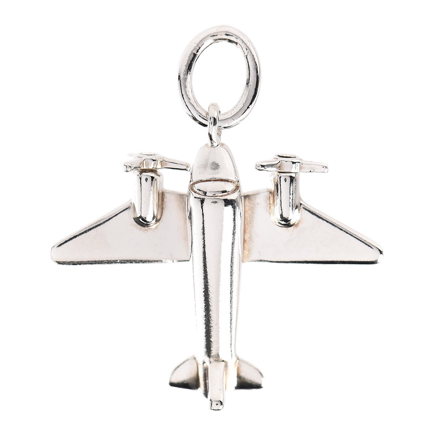 Tiffany Sterling Silver Airplane Charm 1 of 3