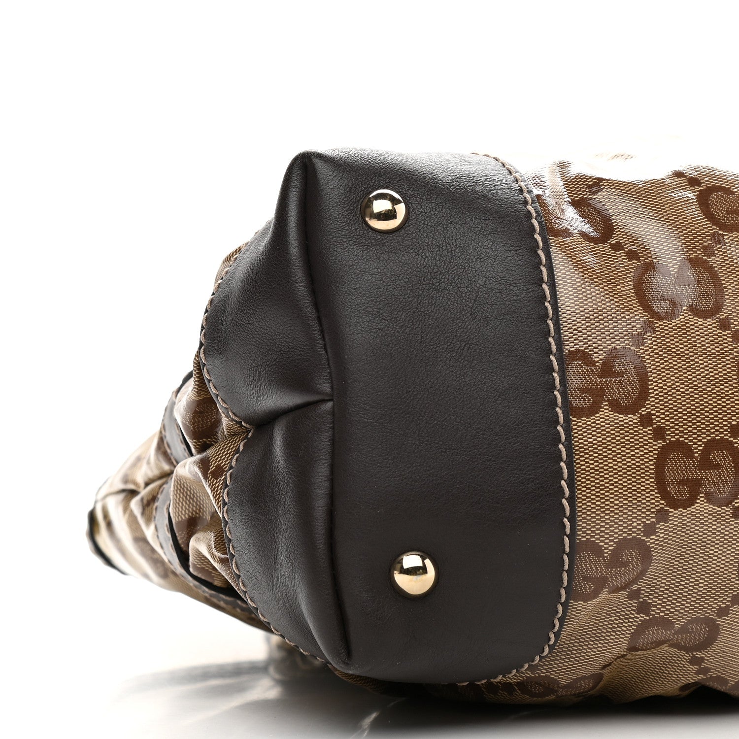 Gucci Crystal Monogram Medium Mix Tote Brown 8 of 9