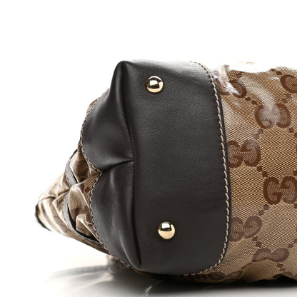 Gucci Crystal Monogram Medium Mix Tote Brown 8 of 9