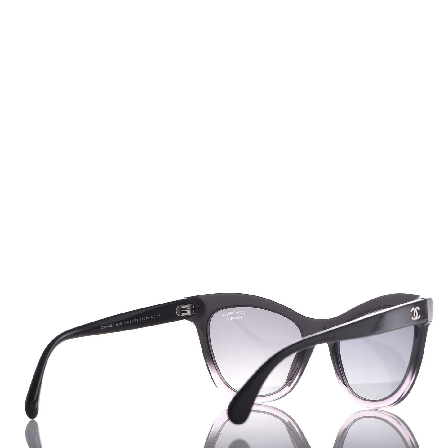 Polarized Acetate CC Cat Eye Summer Sunglasses 5350 Black