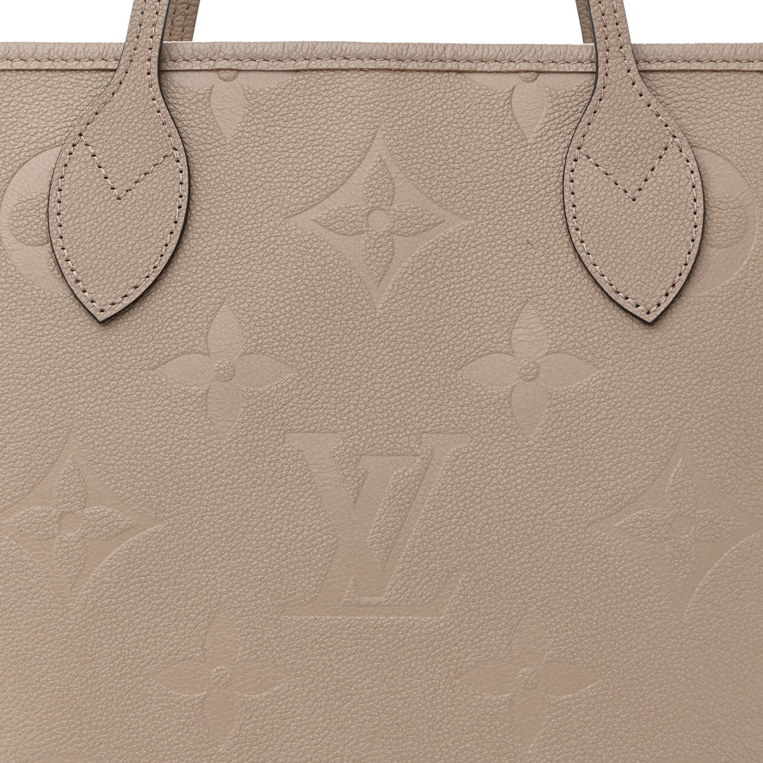 Louis Vuitton Empreinte Monogram Giant Neverfull MM Tourterelle 9 of 11
