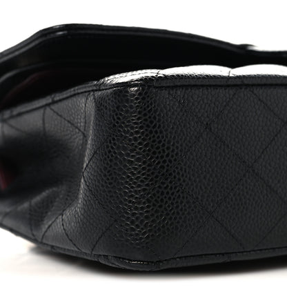 Chanel Caviar Quilted Medium Double Flap Black 9 of 11