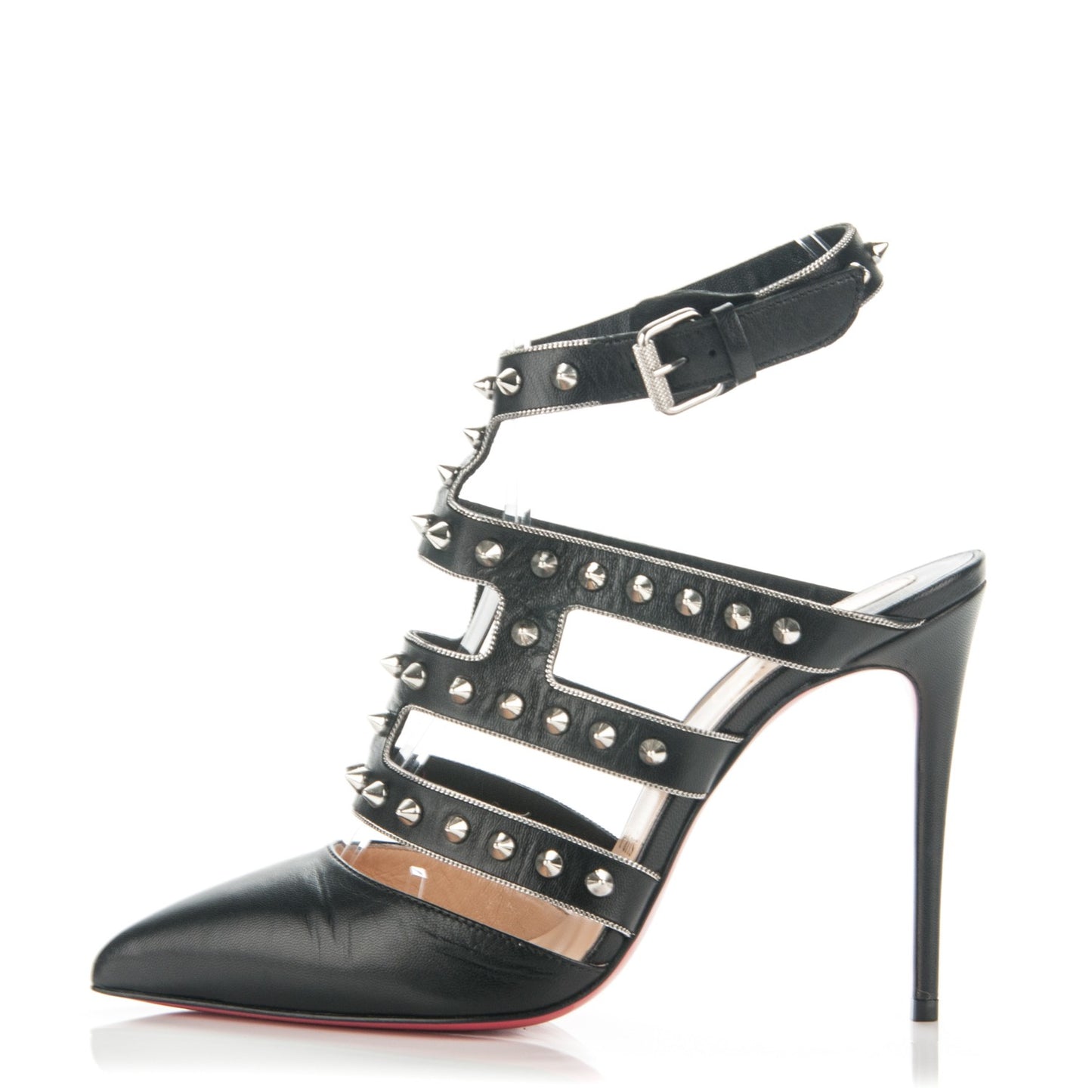 Kid Tchicaboum 100 Pumps 36 Black Silver