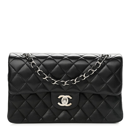 Chanel Lambskin Quilted Small Double Flap Black 1 of 13