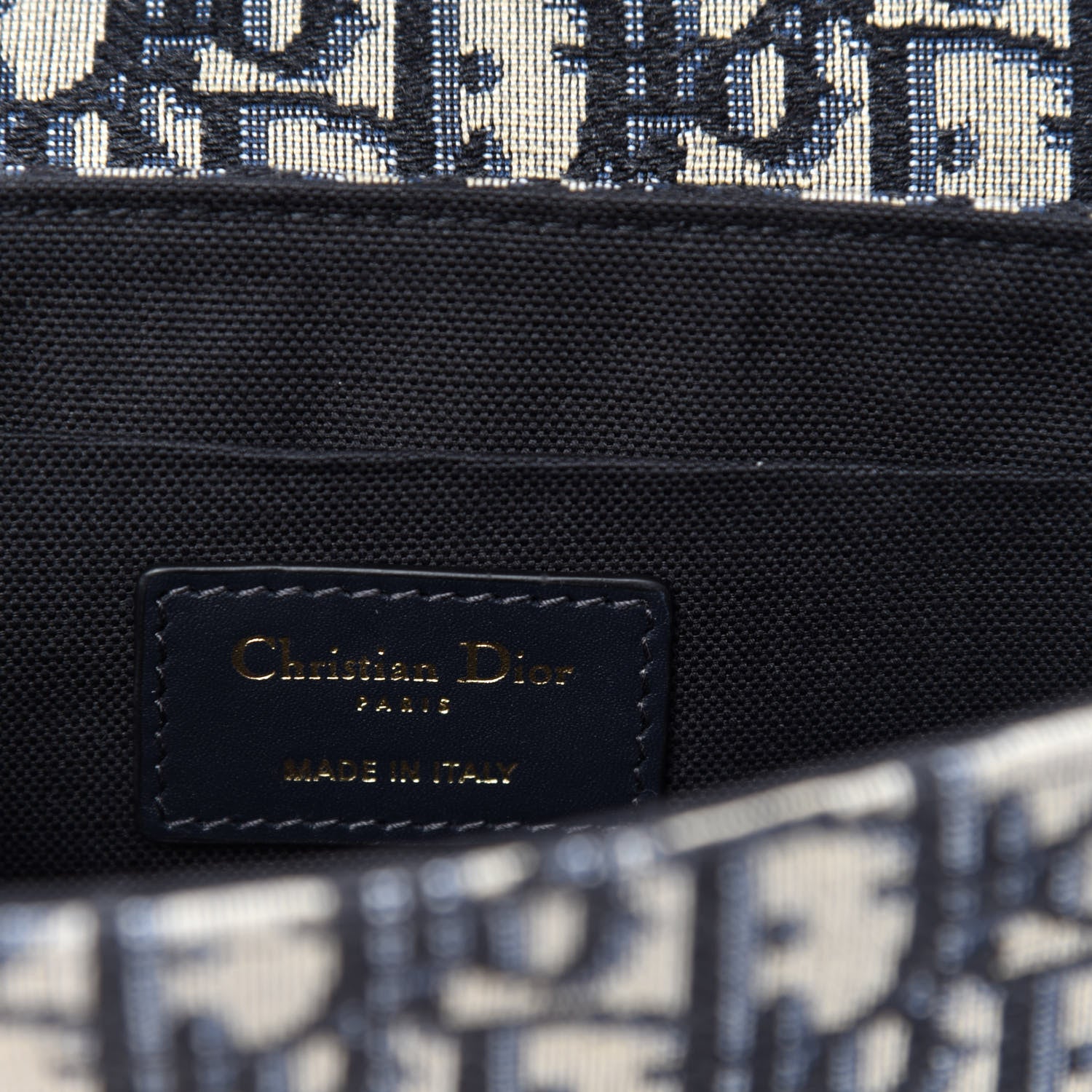 Christian Dior Oblique 30 Montaigne Box Bag Blue 10 of 11