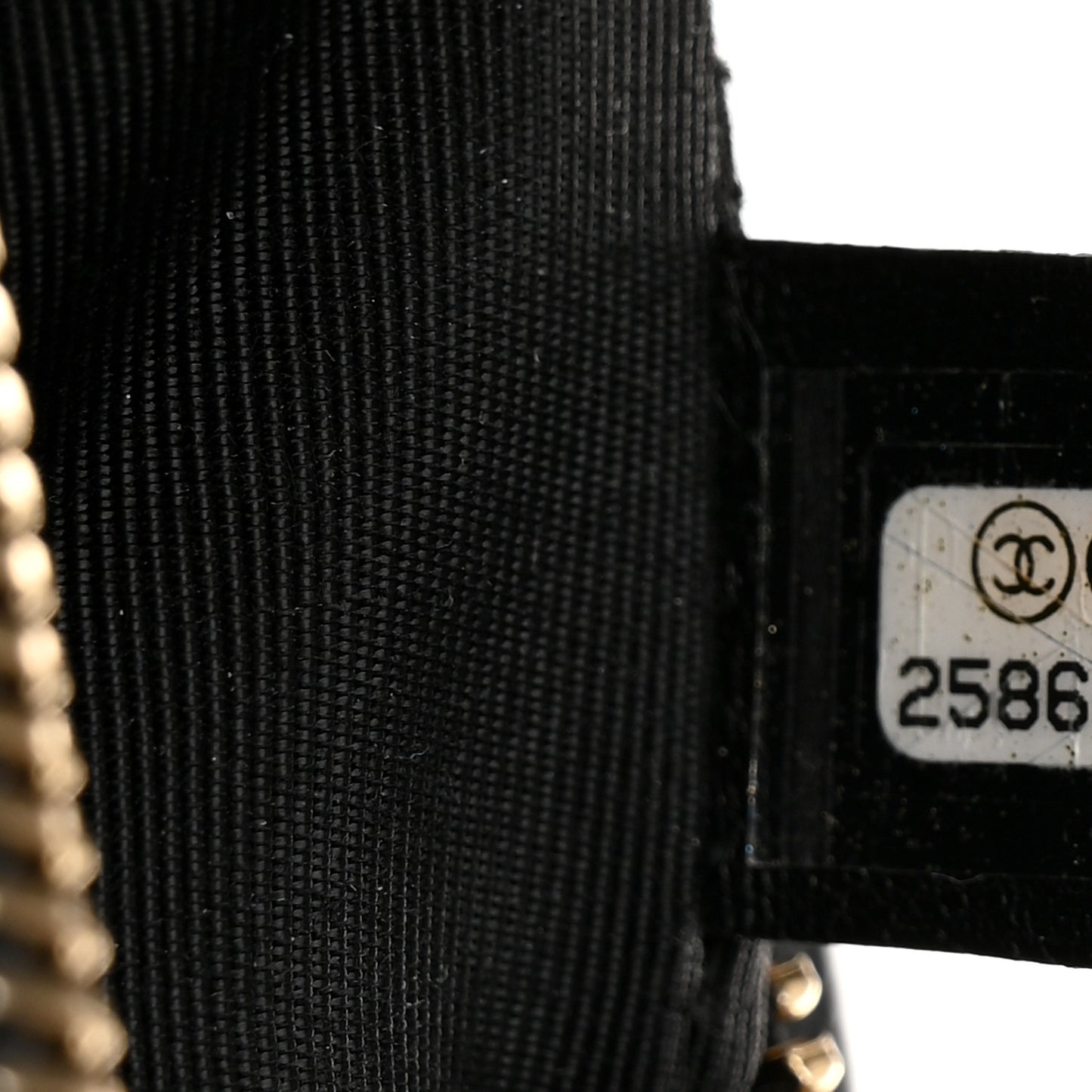 Patent Goatskin Quilted Medium Gabrielle Hobo Black