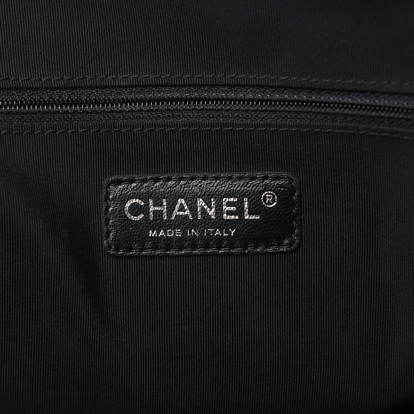 Vinyl Quilted CC Large Tote Black