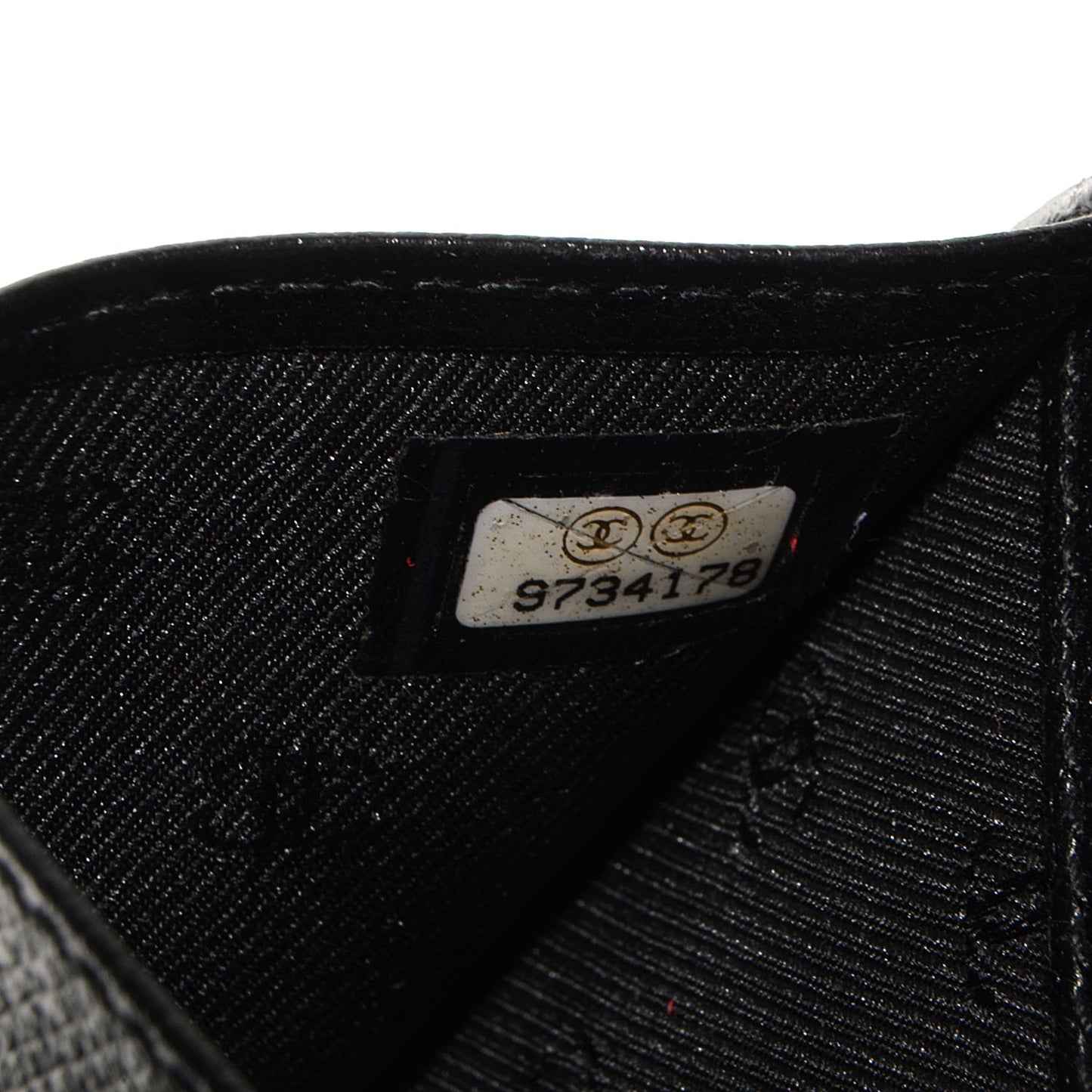 Calfskin Large Flap Wallet Black