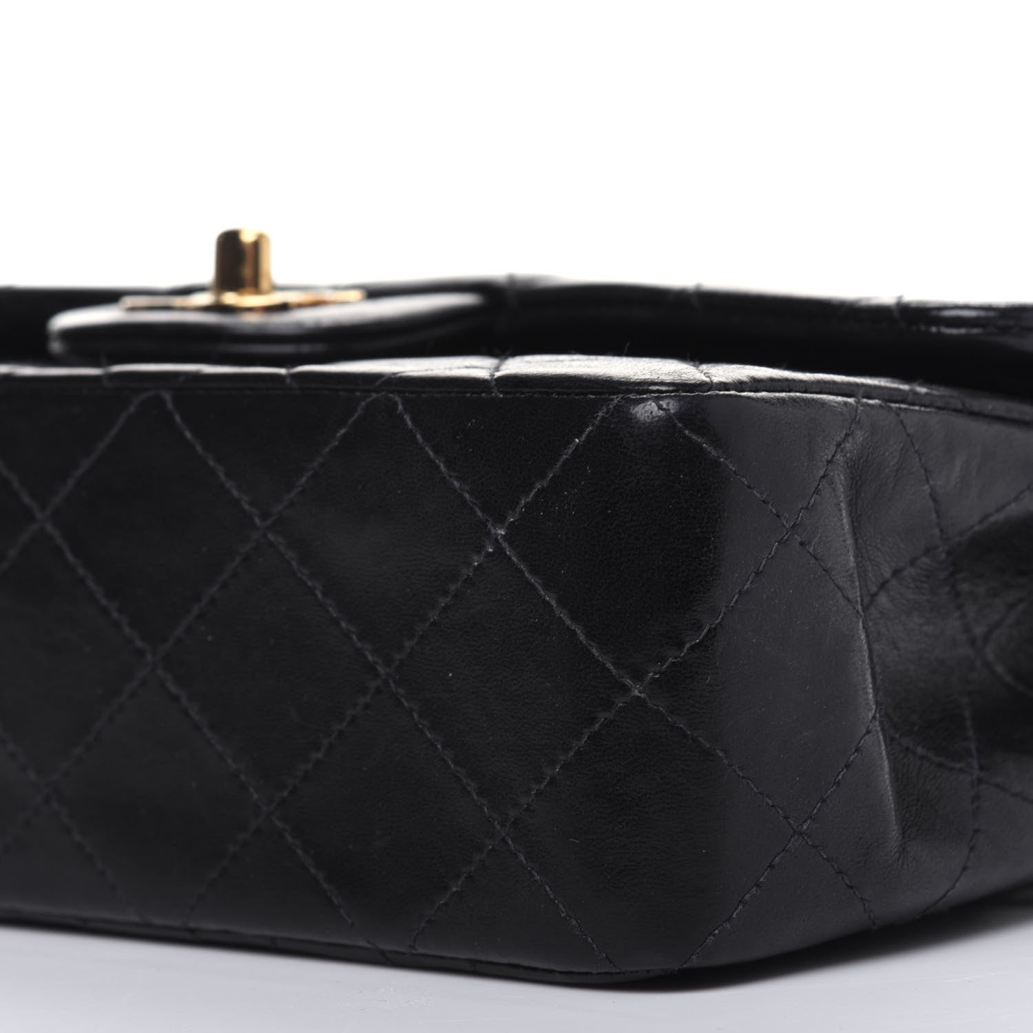 Chanel Lambskin Quilted Small Double Flap Black 14 of 18