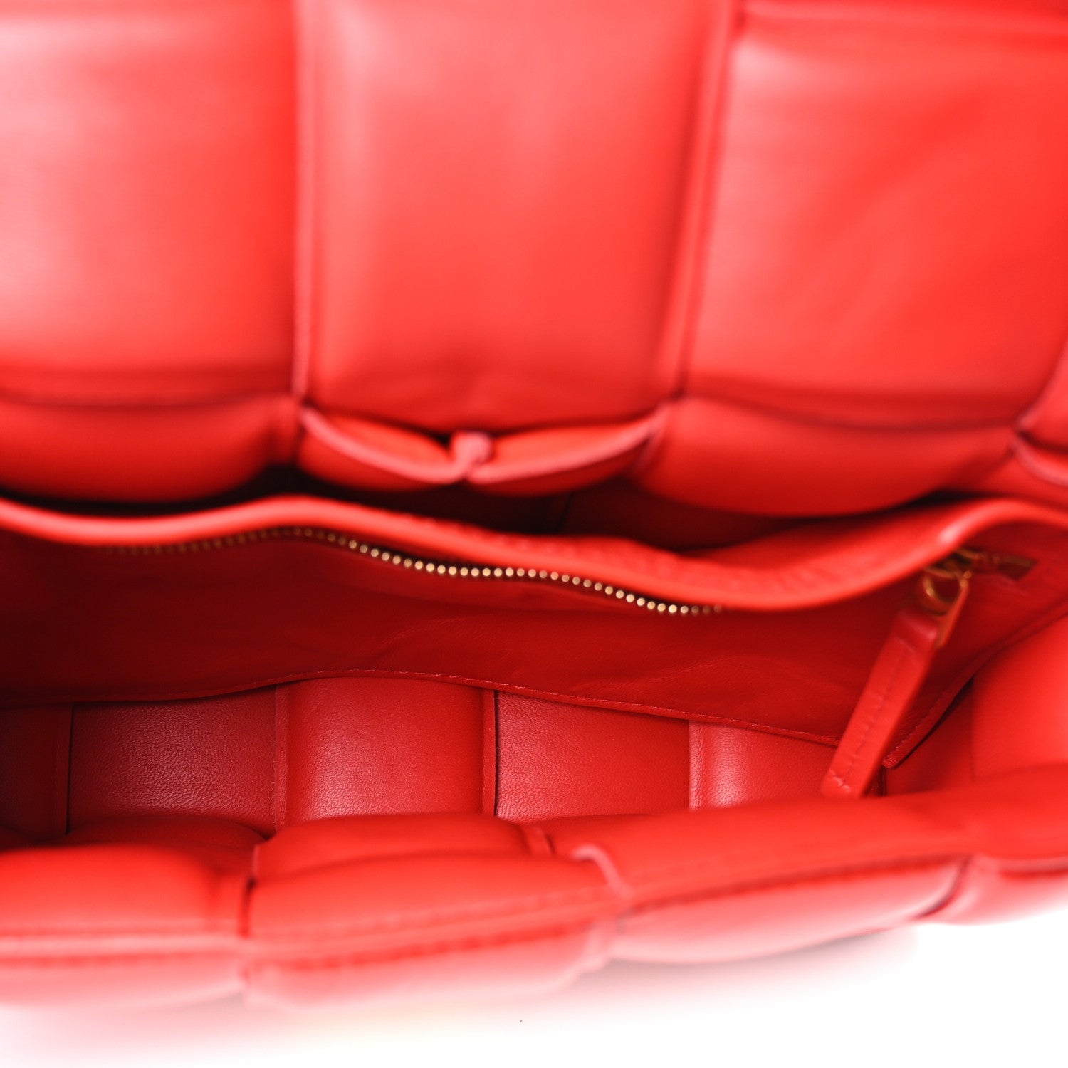 Bottega Veneta Textured Deerskin Maxi Intrecciato Padded Cassette Crossbody Bag Chili 5 of 10