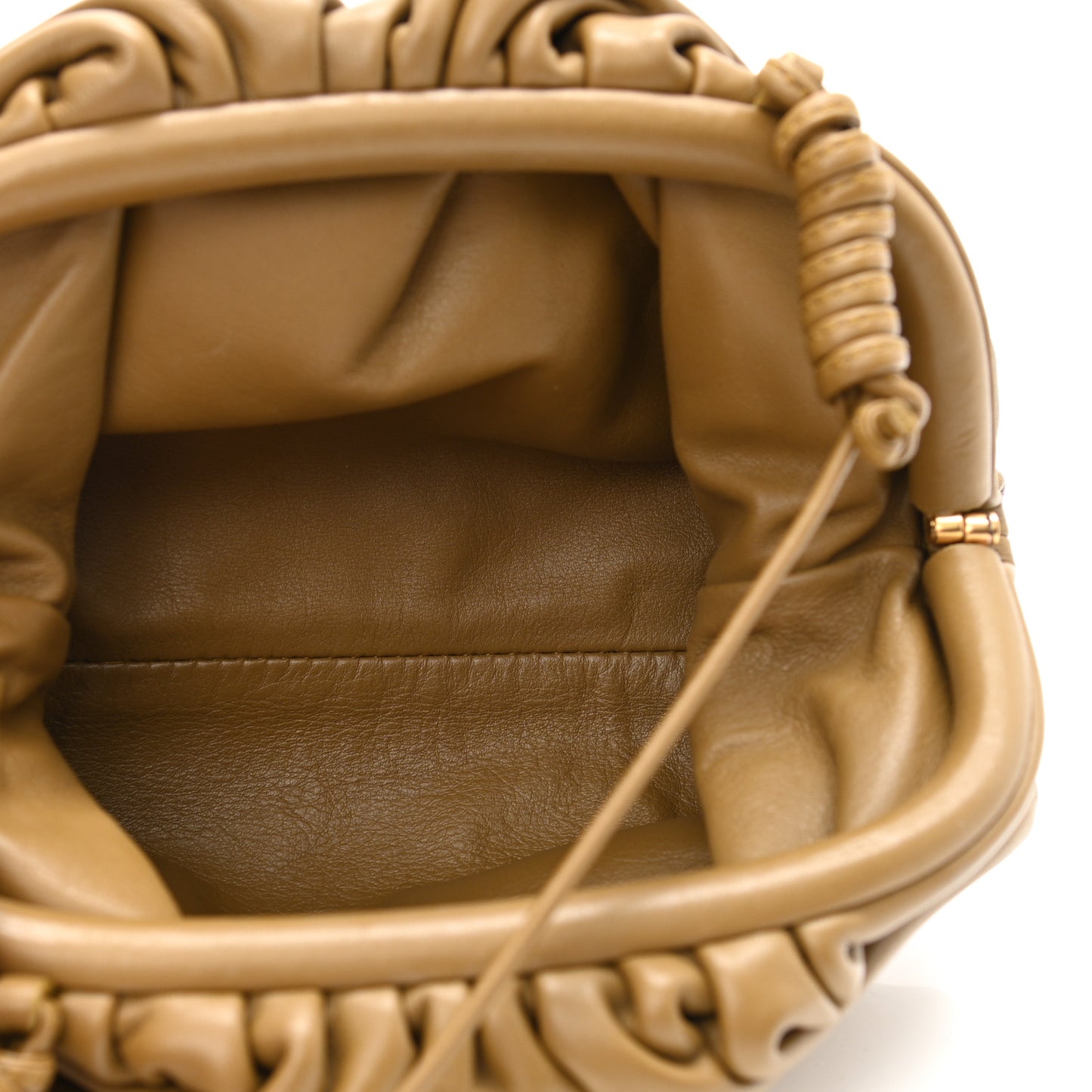Butter Calfskin The Mini Pouch Camel