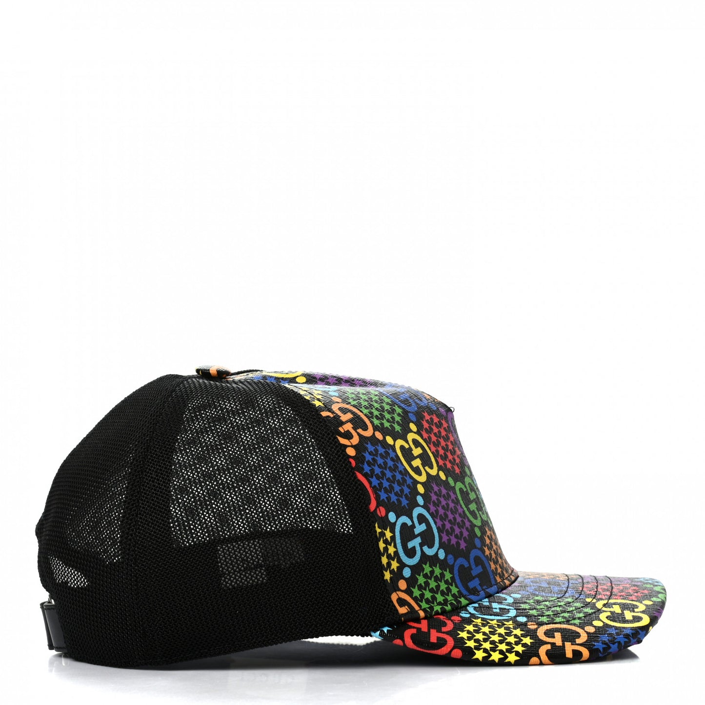 GG Supreme Monogram Psychedelic Baseball Hat XL 60 Black