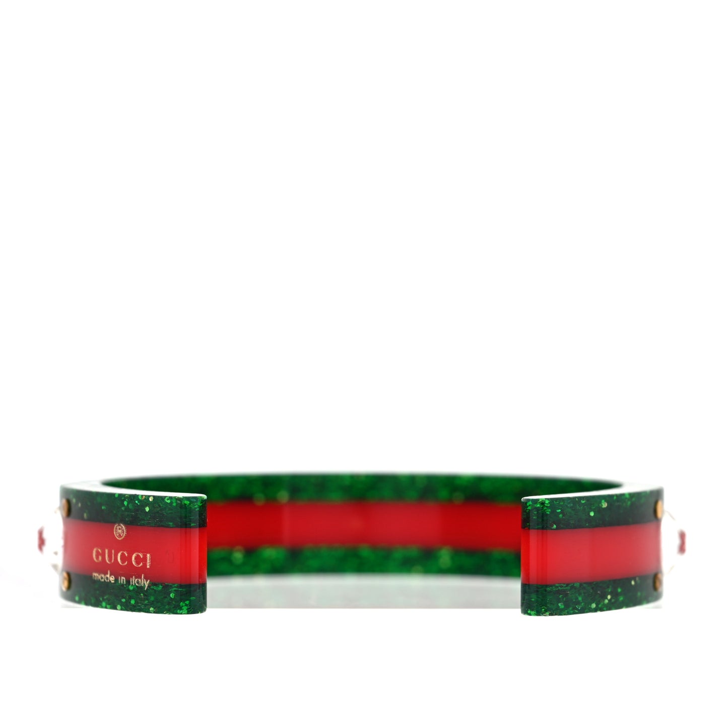 Crystal Web Cuff 16 Green Red Green Red