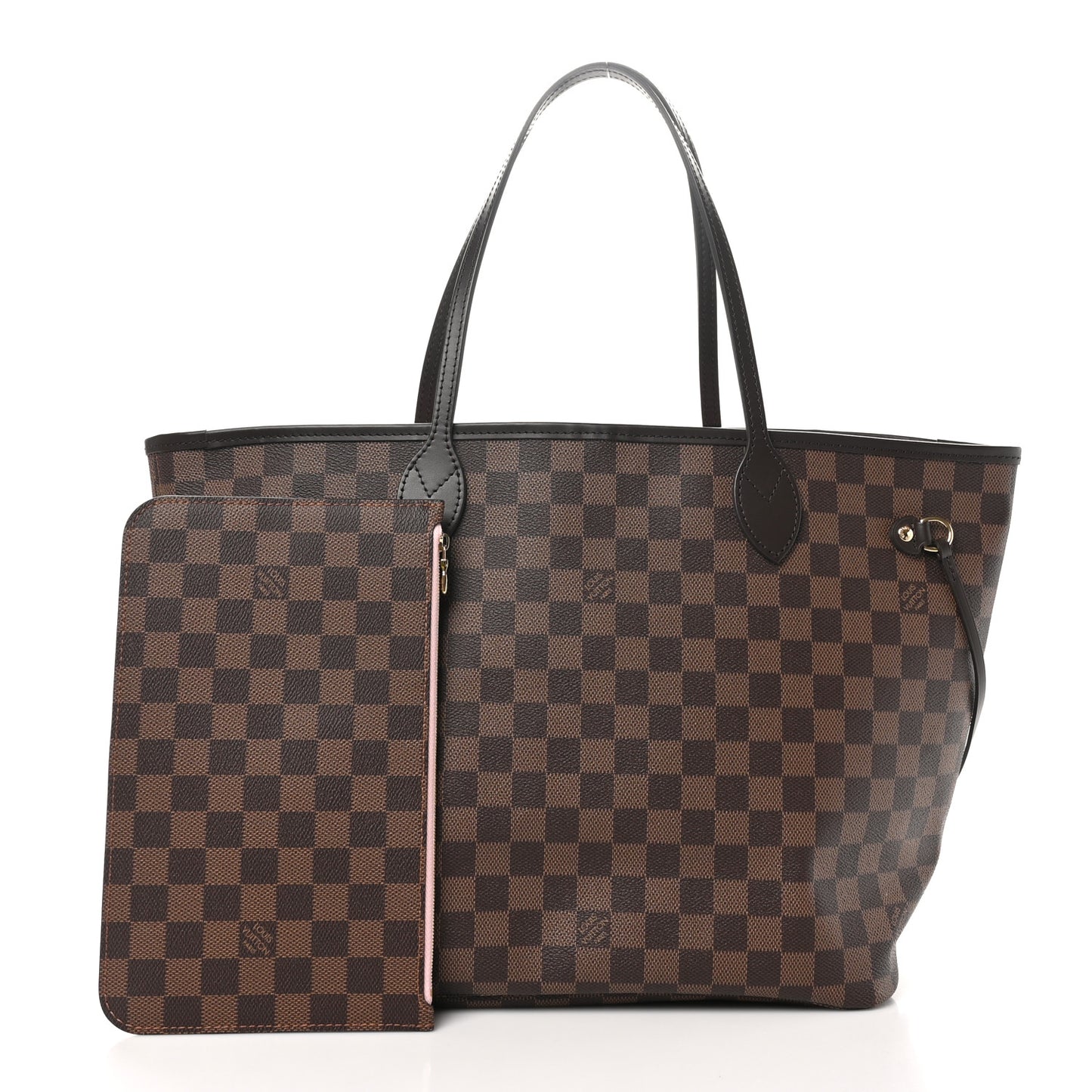 Damier Ebene Neo Neverfull MM Rose Ballerine