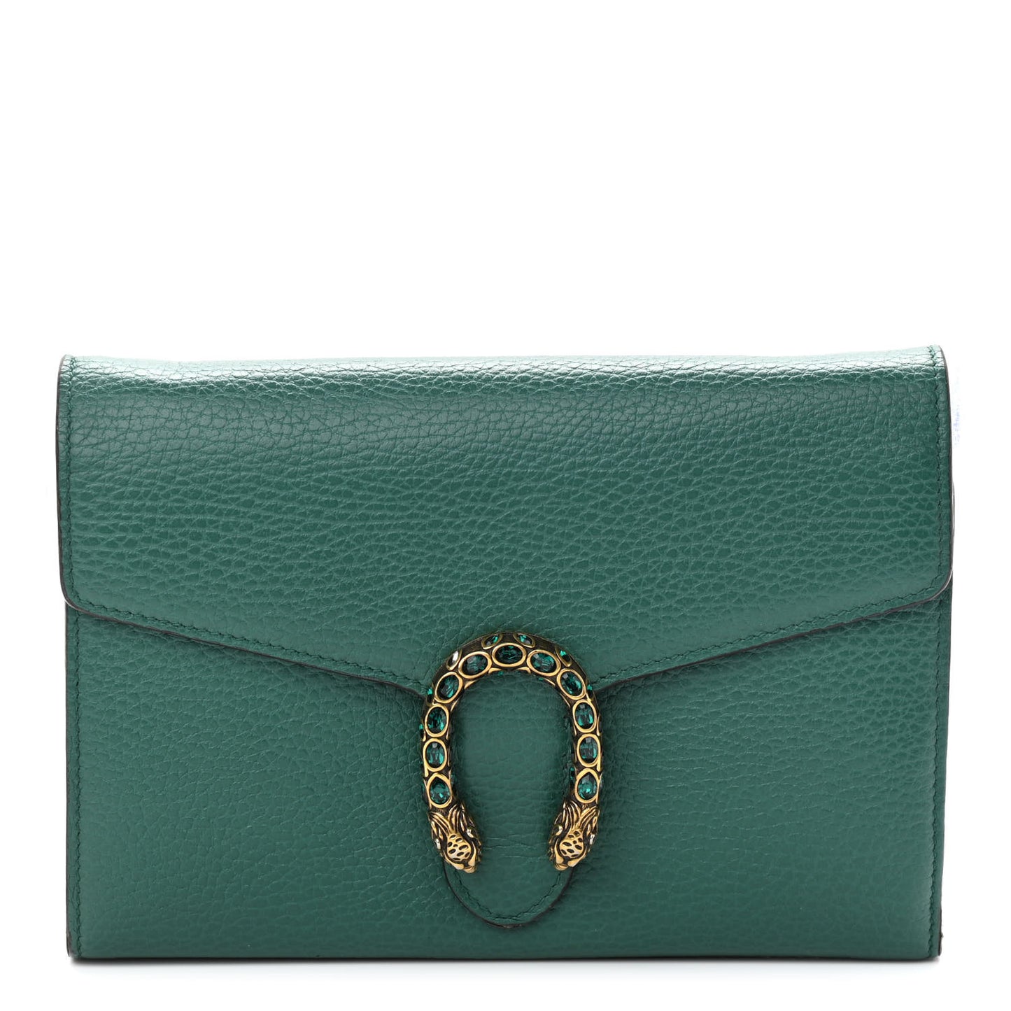 Calfskin Mini Dionysus Chain Wallet Emerald
