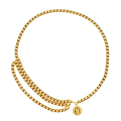 Chanel Chain CC Medallion Belt Gold 1 of 3
