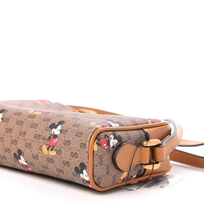 Gucci X DISNEY Mini Vintage GG Supreme Monogram Mickey Mouse Shoulder Bag Beige Vintage Sun Oil 9 of 11