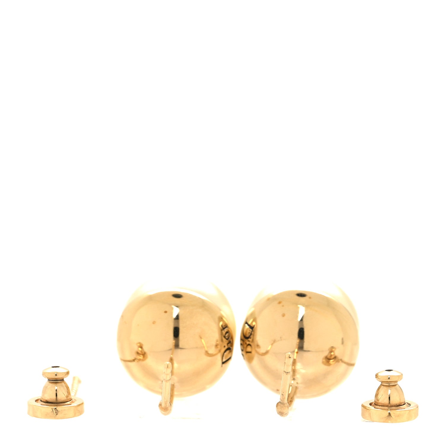 Christian Dior Pearl Mise En Dior Tribal Drop Earrings Gold 3 of 4