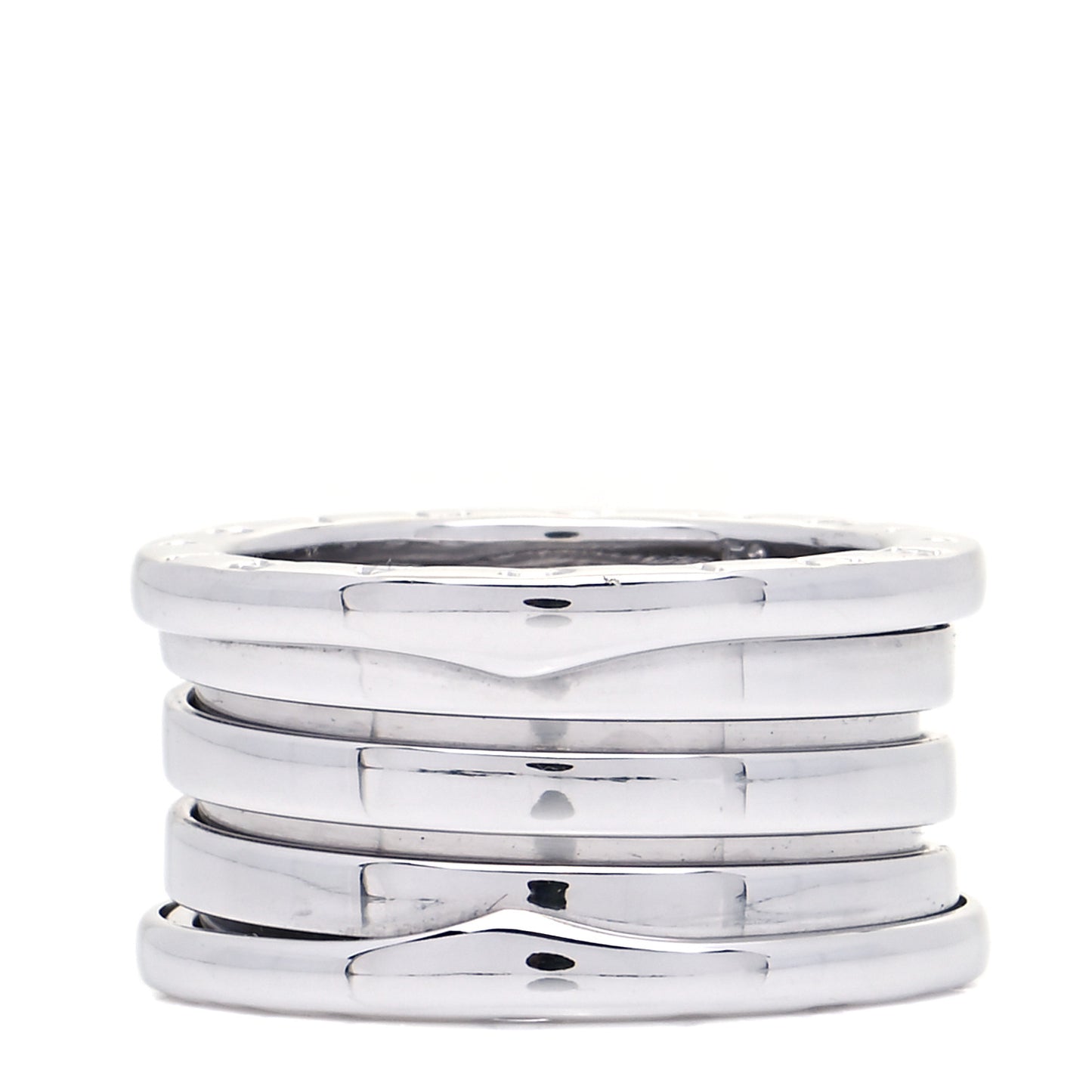 18K White Gold B.Zero1 Four-Band Ring 52 6