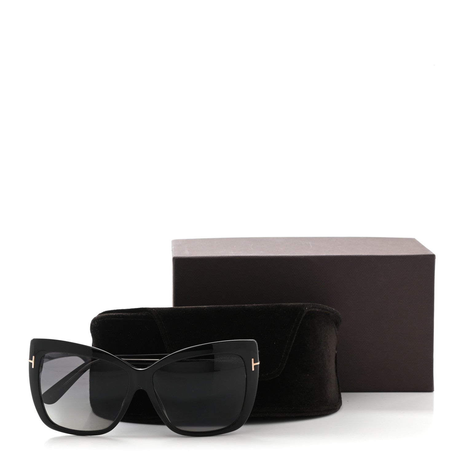 Tom Ford Irina Sunglasses TF390 Black 9 of 9