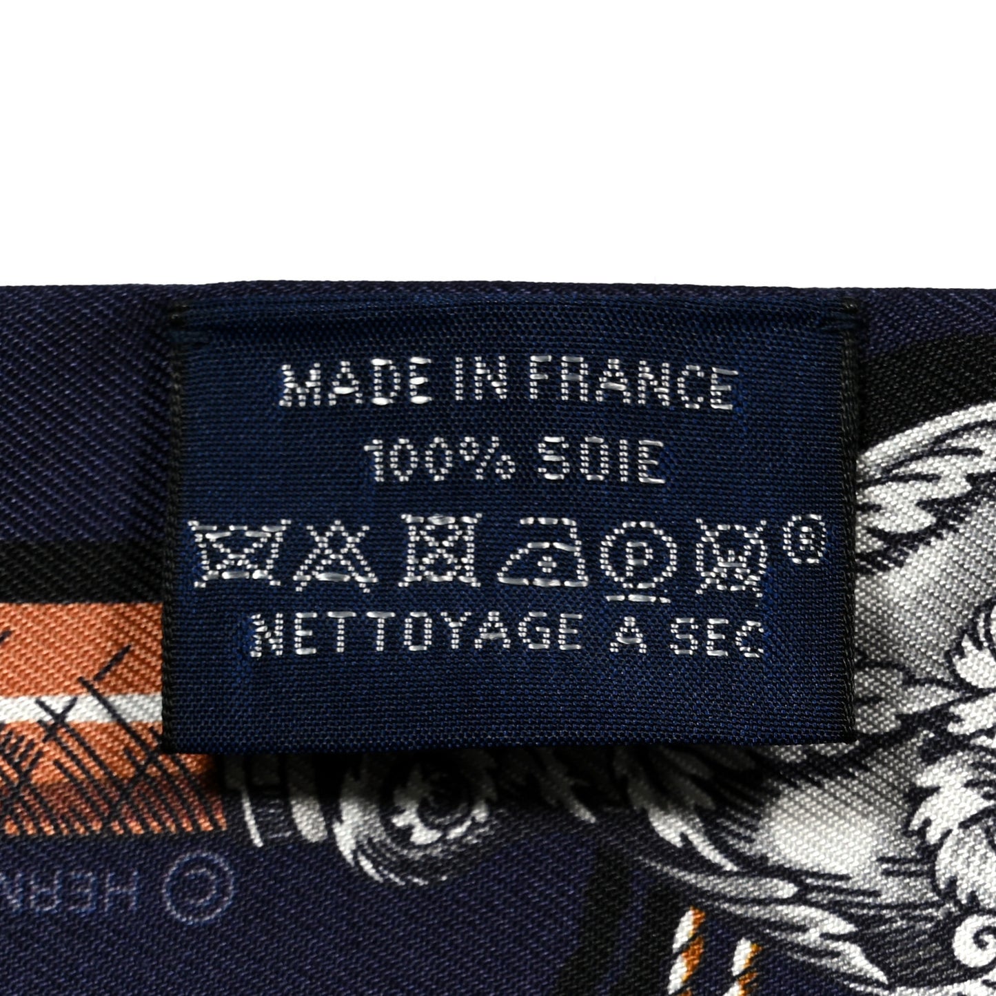 Silk Cavalcades Twilly Marine Gold Gris