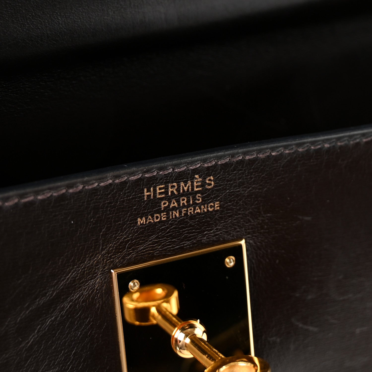 Hermes Box Kelly Sellier 32 Chocolate 6 of 10