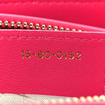 Christian Dior Lambskin Cannage Medium Lady Dior Pink 7 of 10