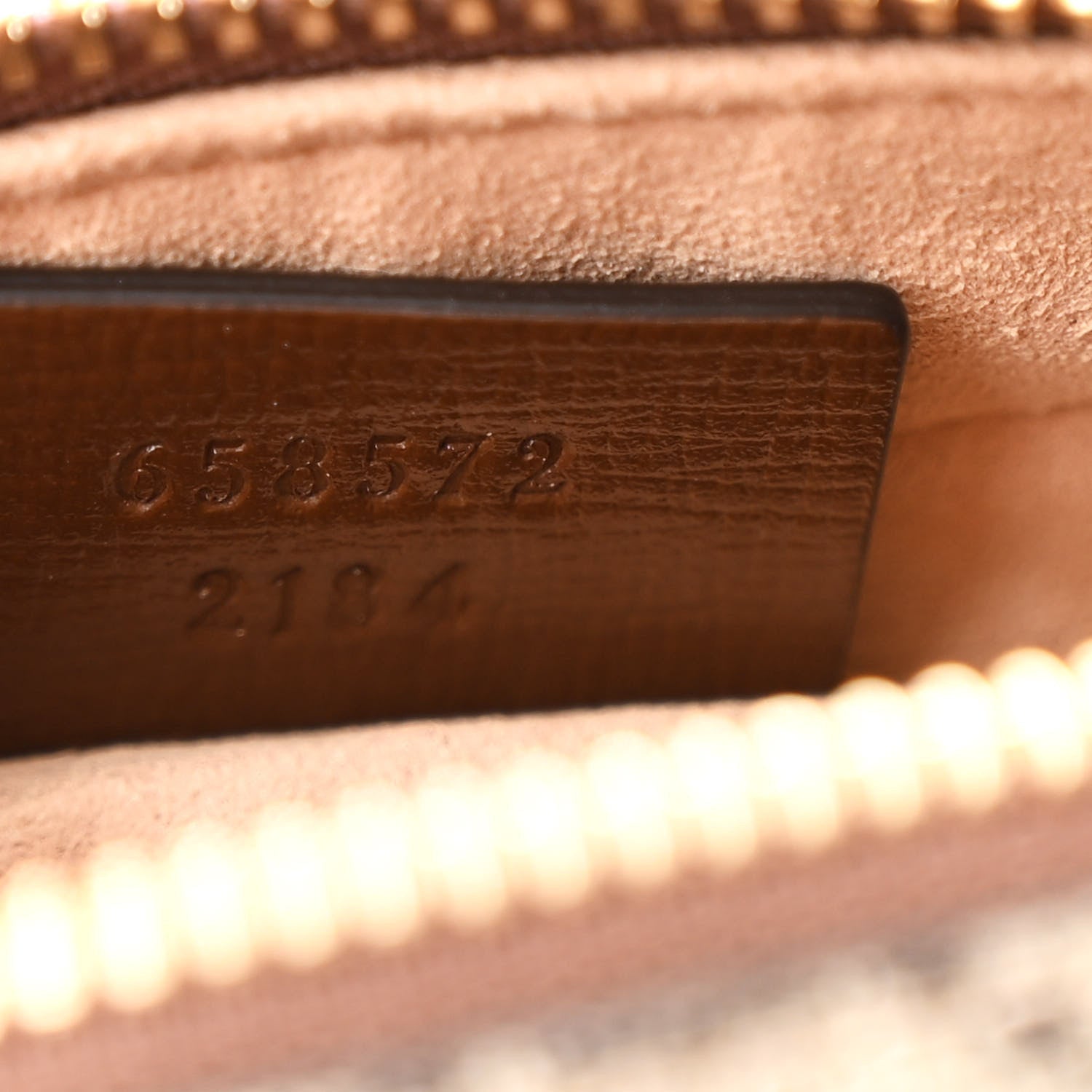 Gucci GG Supreme Monogram Azalea Calfskin Mini Retro Interlocking G Shoulder Bag Beige Ebony Brown Sugar 7 of 10