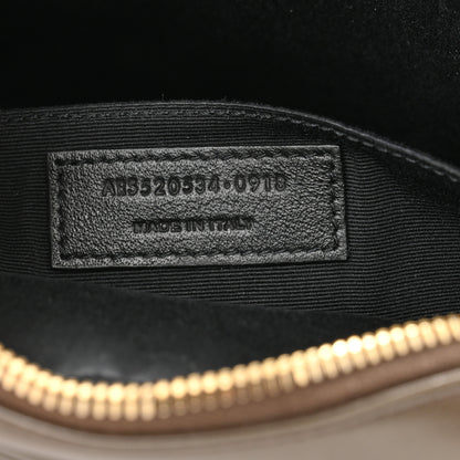 Saint Laurent Calfskin Matelasse Monogram Lou Camera Bag Military Olive 7 of 10