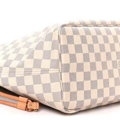 Louis Vuitton Damier Azur Neo Neverfull MM Rose Ballerine 8 of 9