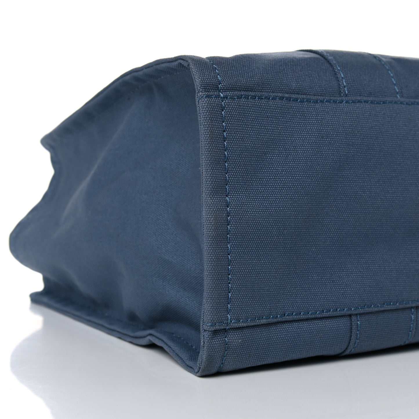 Cotton Canvas The Traveler Tote Bag Blue