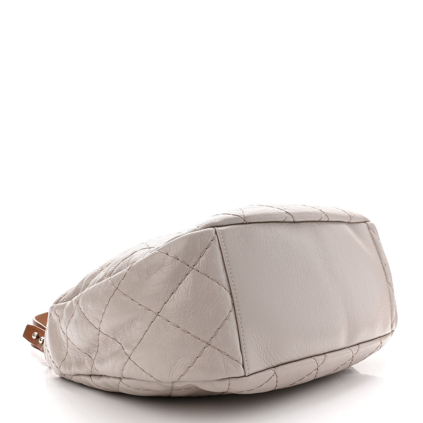 Glazed Calfskin On The Road Hobo Beige